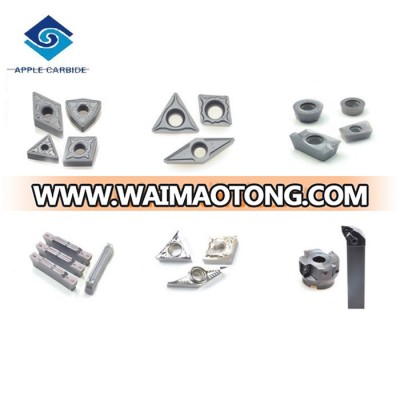 High quality tungsten carbide solid cnc inserts for turning, milling, grooving application