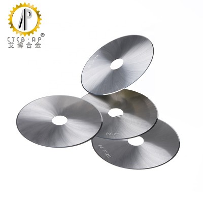 Solid Cemented Circular Carbide Blades Carbide Round Disc Cutters